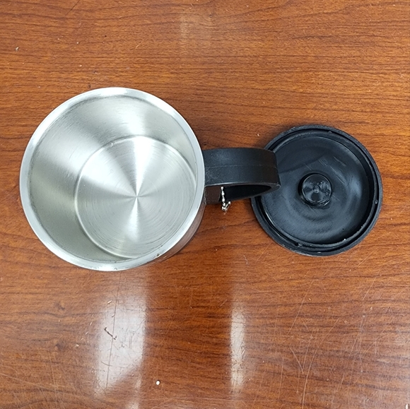 Stainless steel mug w compass lid - Picture 8 of 11